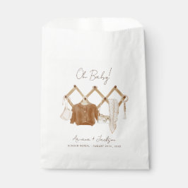 Boho Baby Neutral Dusche Einladung Geschenktütchen
