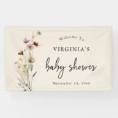 Boho-Baby-Party Banner (Horizontal)