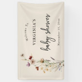 Boho-Baby-Party Banner (Vertikal)