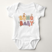 Boho Baby Pastel One-Piece Baby Strampler (Vorderseite)