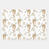 Boho Baby Rainbows Bibs Botanical Greenerenerity P Geschenkpapier Set (Vorderseite 3)