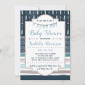 Boho Baby Shower Einladung (Vorderseite)
