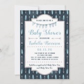 Boho Baby Shower Einladung (Vorderseite)