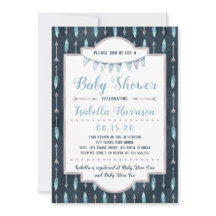 Boho Baby Shower Einladung