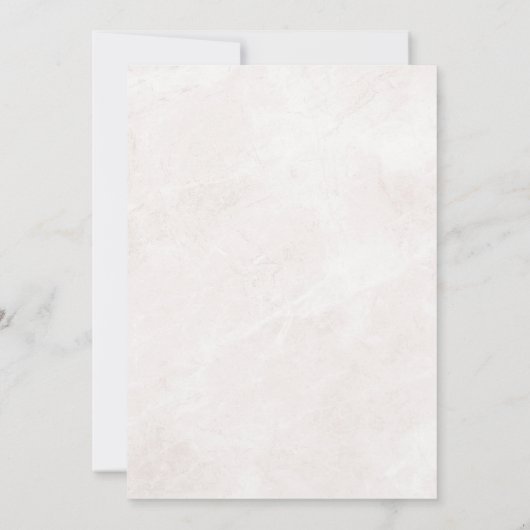 Boho Baby Shower Einladung (Rückseite)