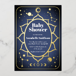 Boho Baby Shower Folieneinladung