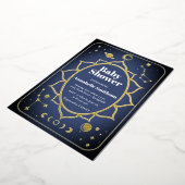 Boho Baby Shower Folieneinladung (Gedreht)