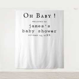 Boho Baby Shower Foto Hintergrund Wandteppich