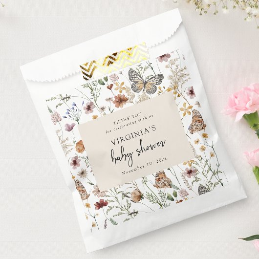 Boho Baby Shower Geschenktütchen