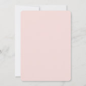 Boho Baby Shower Girl Einladung (Rückseite)