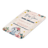 Boho Baby Shower Invitation – Modern & Stylish Magnet (Linke Seite)