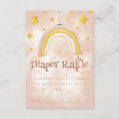 Boho Baby Shower Magie Regenbogen goldene Sterne S Begleitkarte (Vorderseite)