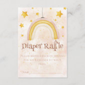 Boho Baby Shower Magie Regenbogen goldene Sterne S Begleitkarte (Vorderseite)