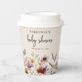 Boho Baby Shower Pappbecher (Vorderseite)