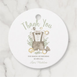 Boho Baby Shower Party Circle Vielen Dank Tag Geschenkanhänger