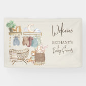 Boho Baby Shower Personalisiertes Kinderzimmer The Banner (Horizontal)