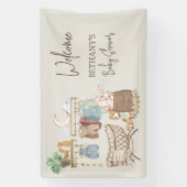 Boho Baby Shower Personalisiertes Kinderzimmer The Banner (Vertikal)