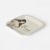 Boho Baby Shower Plates for Asian Mom Pappteller (Gewinkelt)