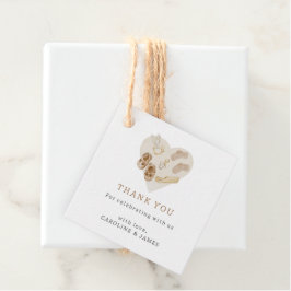 Boho Baby Shower Vielen Dank Geschenkanhänger