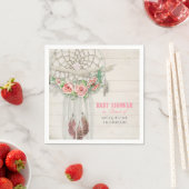 BOHO Baby Showfeathers Dream Catcher Macrame Serviette (Beispiel)