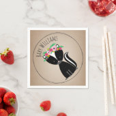 Boho Baby Skunk Baby Dusche Napkins Serviette (Beispiel)