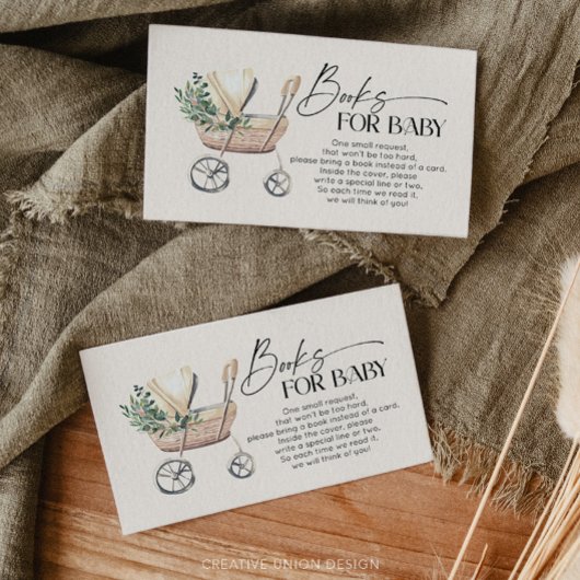 Boho Baby Stroller Gender Neutral Books for Baby Begleitkarte