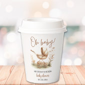 Boho Baby Stroller Minimalist Baby Shower Pappbecher