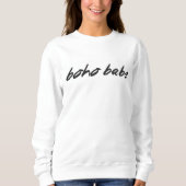 Boho Baby-Sweatshirt Sweatshirt (Vorderseite)