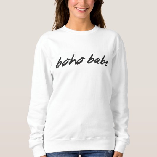 Boho Baby-Sweatshirt Sweatshirt (Vorderseite)