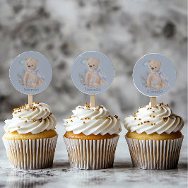 Boho Baby Teddy Bär Classic Round Sticker