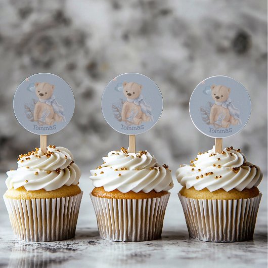 Boho Baby Teddy Bär Classic Round Sticker