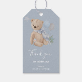 Boho baby teddy bear Gift Tags Geschenkanhänger