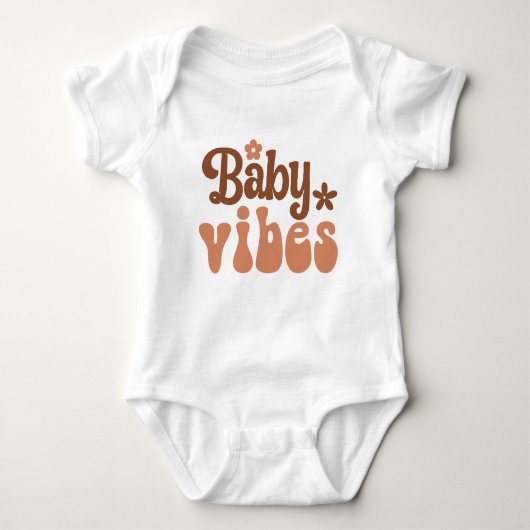 Boho Baby Vibes Baby Strampler (Vorderseite)