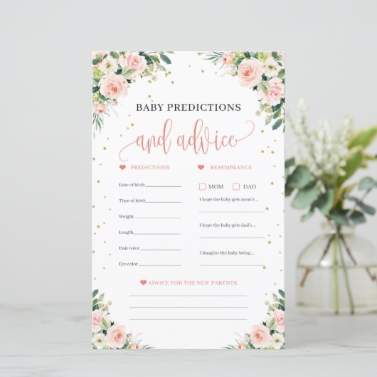 Boho Baby Vorhersagen und Ratschläge Spielkarte er (Stehend Vorderseite)