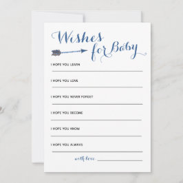 Boho Babydusche wünscht sich ein Baby Einladung