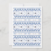 Boho Babydusche wünscht sich ein Baby Einladung (Rückseite)