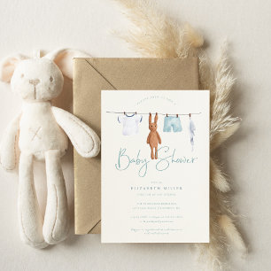 Boho-Babykleidungslinie Kinderzimmer Babyparty Einladung