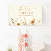 Boho Babys in Bloom Wildblume Twins Kinderdusche Banner (Insitu)