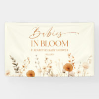 Boho Babys in Bloom Wildblume Twins Kinderdusche