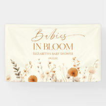 Boho Babys in Bloom Wildblume Twins Kinderdusche