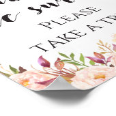 Boho Babys sind süß nehmen eine Leckerei Signieren Poster (Ecke)