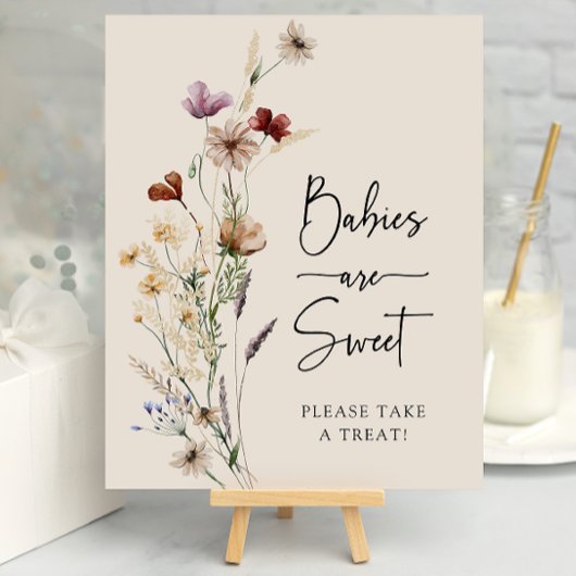 Boho Babys sind süß Poster