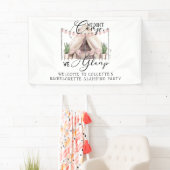 Boho Bachelorette Glamping Party Banner (Insitu)