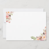 Boho Bachelorette Wochenenden-Routen-Einladung Einladung (Rückseite)