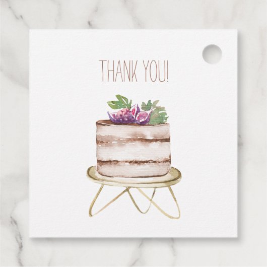 Boho Backbäckerei Boutique, Cupcakes & Pastries G Geschenkanhänger (Rückseite)