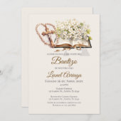 Boho Baptism Einladung (Vorne/Hinten)