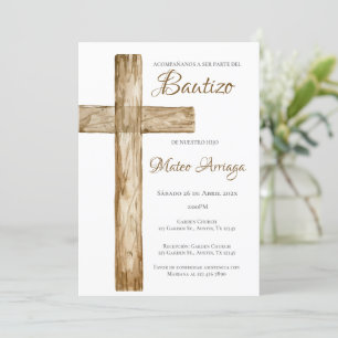 Boho Baptisse Einladung