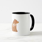 Boho-Bär-Papa-Tasse Tasse (VorderseiteRechts)
