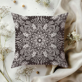 Boho Barkley Mandala Finsternis Kissen