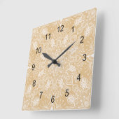 Boho Barkley Quadratische Wanduhr (Winkel)